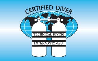 Logo TDI certified diver