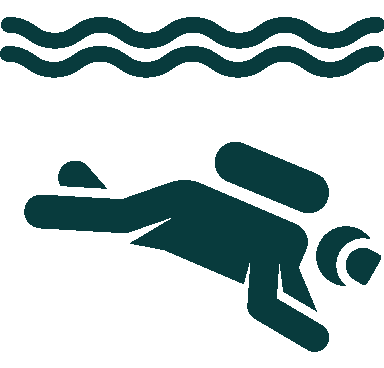 symbol figure scuba diver