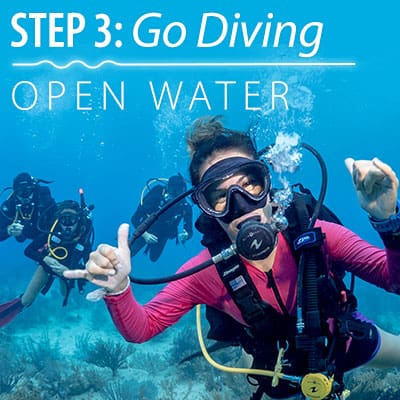SDI Learn to dive step 3: open water